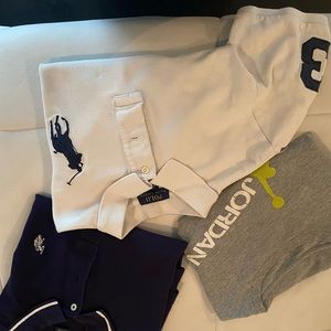 Kids Polo Ralph Lauren, Jordan shirt bundle